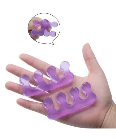 LIUJZZJ Silicone Toe Separator for Pedicure | Hallux Valgus Splint & Ball Protection | Purple International Shipping Available - Buy Online on GoSupps.com