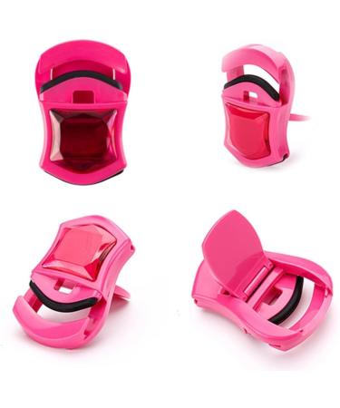 Portable Eyelash Curler with Gem Design for Women and Girls Reusable Plastic Lash Curler Professional Beauty Tool Beginner Friendly - Buy Online on GoSupps.com