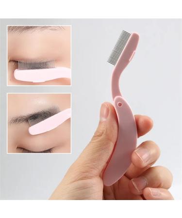 Eyelash Curler Comb Lash Separator Mascara Lift Curl Metal Brush Mini Eyebrow Comb Makeup Tool (Color : C5) - Buy Online on GoSupps.com