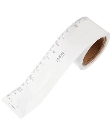 LALAFINA LALAFINA 1 Roll Tattoo Eyebrow Measuring Ruler Eyebrow Guide Ruler Adhesive Eyebrow Tattoo Ruler Eyebrow Tattoo Ruler Kit Mould Eyebrow Shape PVC Drawing Pen