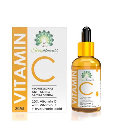 Vitamin C Serum with Hyaluronic acid Aleo Vera and Vitamin E Anti Aging Face Serum With Skin Brightening and Lightening for Men and Women (30 ml)