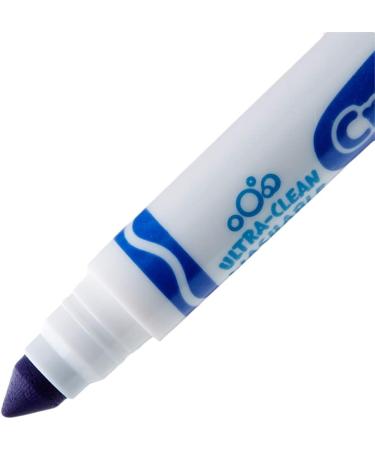 Crayola Ultraclean Broadline Classic Washable Markers (2-Pack) - Non-Toxic Kids Markers - Buy Online on GoSupps.com