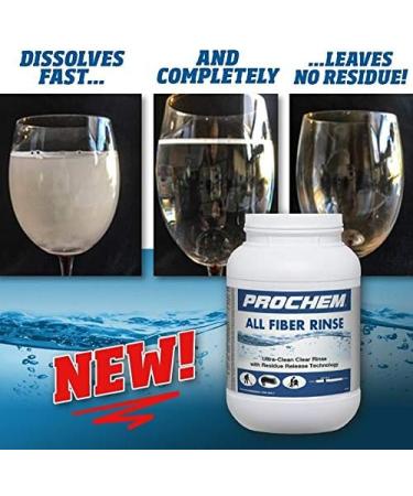 Prochem Powder All Fiber Rinse 4.2 pH - 6# Jar | pH Balanced Fiber Rinse | Prochem Cleaning Solution - Buy Online on GoSupps.com