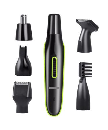 5-in-1 Trimmer USB Rechargeable Eyebrow and Facial Hair Trimmer Waterproof Electric Eyebrow Trimmer for Home Bathroom Travel Work Commuting Razor