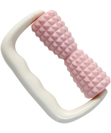 Hand Massage Wheel Roller - Full Body Pain Relief Massager with 2 Wheels - Deep Tissue Therapy (Pink) | International Shipping - Buy Online on GoSupps.com