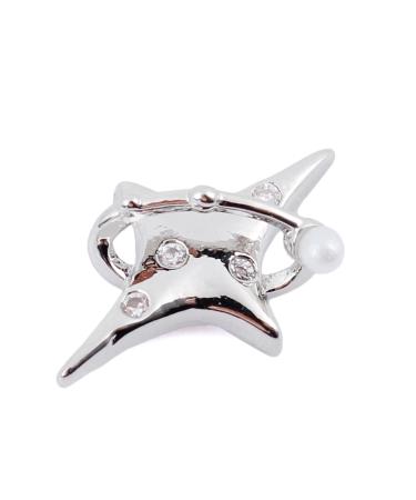 Enchanting 3D Bow Heart And Butterfly Chains Zircon Lovely Manicures Nails Art Decoration Y905
