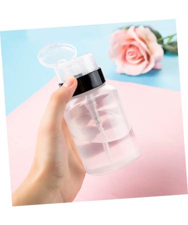  Beatifufu Set of 6 Squeeze Bottles for Nail Polish Remover 200ml Squeezable and Lockable for Makeup Remover and Toner Under-Neck Black - Buy Online on GoSupps.com