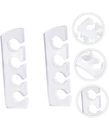 Hemoton Silicone Gel Toe Separators - 2 Pairs Orthopedic Toe Dividers for Hammer Toe, Bunions, and Overlapping Toes - Buy Online on GoSupps.com