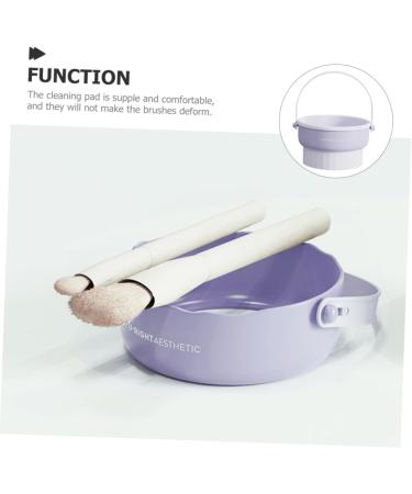 Brush Cleaning Tool Makeup Brush Cleaner Pad Brush Cleaning Bowl Durable Makeup Brush Cleaner Purple Makeup Makeup Sponge Cleaners Make Brush Cleaners Brush Cleaner Mat Pp - Buy Online on GoSupps.com