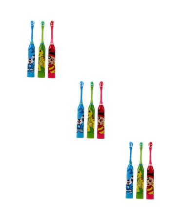 Healvian 3 Sets Electric Toothbrush Toddler Toothbrush Baby Toothbrush Automatic Toothbrush Baby Sonic Toothbrush Baby Safety Tooth Brush Kids Toothbrush Love Toothbrush Child USB Abs Tool