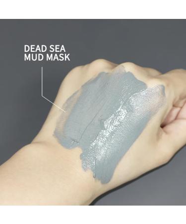 Organic Dead Sea Clay Mud Mask - Deep Pore Cleanser Antioxidant Skincare Soothes & Detoxifies - Ideal for All Skin Types - 2.8 oz - Buy Online on GoSupps.com