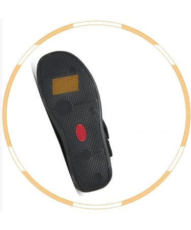 Men's Breathable Lightweight Diabetic Slippers - Adjustable Easy On/Off Anti-Slip Shoes with Arch Support for Bunions & Arthritis - Grey - Buy Online on GoSupps.com