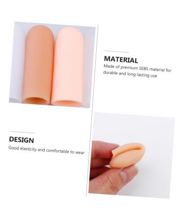 4 Pairs Finger Cots - Thumb Protectors & Finger Sleeves for Support | Shop Internationally - Buy Online on GoSupps.com