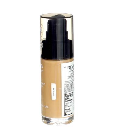 Revlon ColorStay Makeup Foundation Golden Caramel 360 SPF 15 - 1 fl oz (Pack of 1) - Buy Online on GoSupps.com