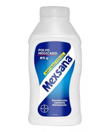 YAHVE - Polvo Mexsana para pies por 85g Ayuda a Refrescar y Absorber Sudor -Mexsana Foot Powder - Traditional Relief for Feet 2.9 Oz Sweat Absorption - Despensa Colombiana