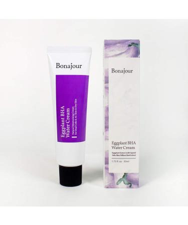 Vegan Beauty Eggplant Daily BHA Moisturizing Cream | Salicylic Acid Anti-Acne Treatment | Natural Moisturizer 1.7 fl. oz - BONAJOUR - Buy Online on GoSupps.com