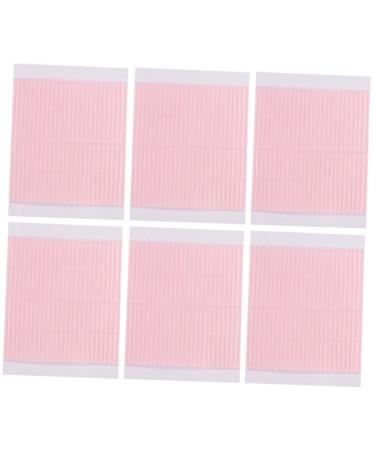 NOLITOY Adhesive Stickers 6 Sheets Double Eyelid Beauty Stickers Cosmetic Lift Woman Eye Shaping Makeup Supplies 2.8x0.2cm Pink