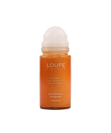 Buy LOUPE Certified Organic Deodorant Roll-on | 100% Natural & Plant-Based Unisex | Sensitive Skin | Lavender Geranium Rose & Sandalwood | International Shipping Available - Buy Online on GoSupps.com