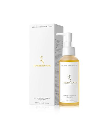 TENDER FLOWER Stretch Mark Oil 110ml | Pregnancy Body Oil & Moisturizing Serum for Dry Skin | True Belly Serum for Softening & Tender Care - Buy Online on GoSupps.com