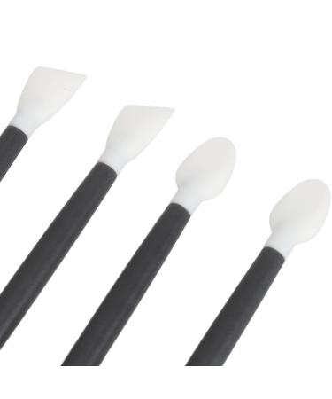 Silicone Cotton Swab Set | Reusable Makeup Brushes for Ears & Eyes | Portable Black | Eco-Friendly Beauty Essentials - Buy Online on GoSupps.com