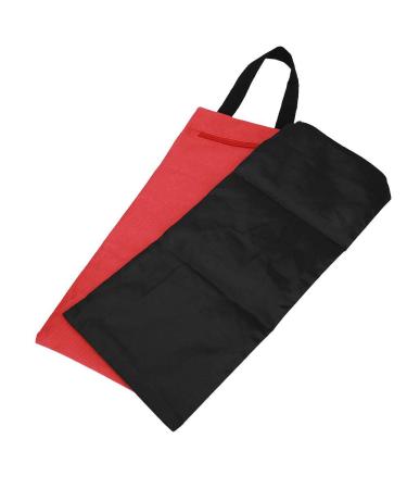 Tbest 2Pcs Yoga Sandbag, 41x18cm No Fill Freeweight Sandbag Super Heavy Duty Empty Sandbag Thin Arm Sandbag for Yoga Exercise Walking Jogging Fitness Training (red) Power Training Products