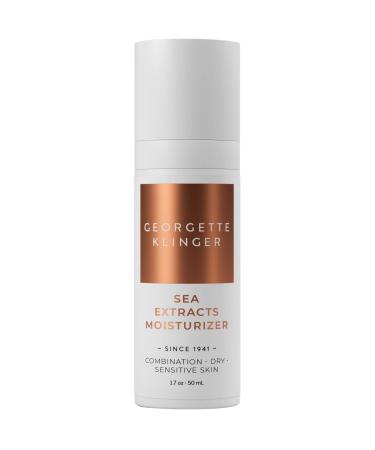 Georgette Klinger Sea Extracts Moisturizer - Long-Lasting Hydration Rich and Nourishing Face Cream Infused with Natural Anti-Aging Ingredients Marine Extracts and Hyaluronic Acid - 1.7 oz
