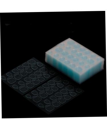 DRESSOOS 30 Sheets Manicure Jelly Stickers Labeling Stickers Transparent Nail Glue Stickers Fake Nail Glue Sticker Label Stickers Manicure Paste Convenient Silica Gel Invisible Jelly Glue - Buy Online on GoSupps.com
