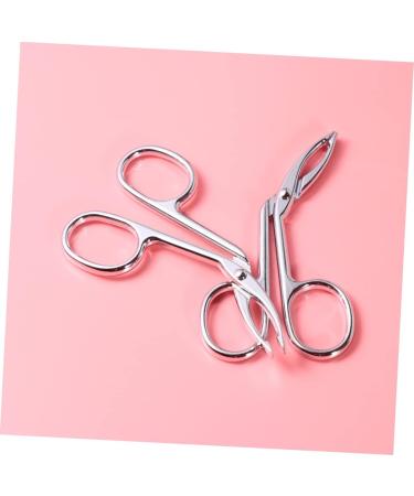 Beavorty Stainless Steel Eyebrow Tweezers & Scissors Set - Precision Hair Remover with Sloping & Flat Tip Design for Perfect Brows - Buy Online on GoSupps.com