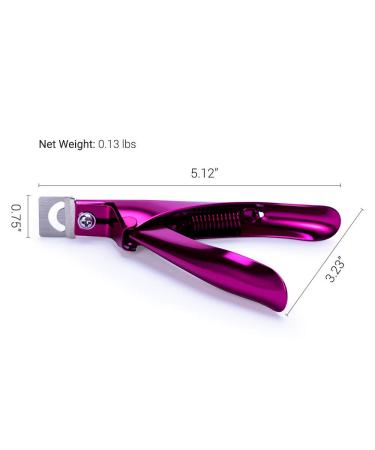 MelodySusie Nail Clippers - Manicure Tip Cutter for Artificial & Gel Nails - Pink | International Shipping - Buy Online on GoSupps.com