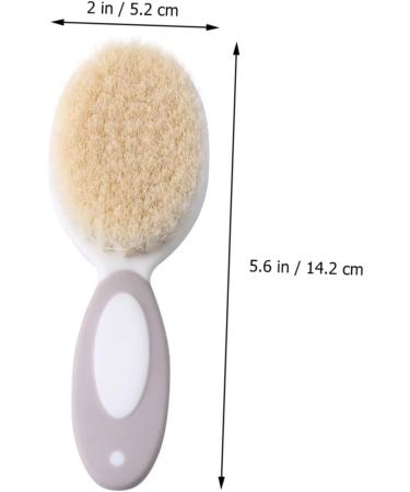 Healvian 2pcs Baby Shampoo Set Baby Brushes for Hair Shower Hair Brush Scalp Comb Infant Grooming Brush Baby Bristle Brush Infant Hair Brush Infant Care Hair Brush Wool Brush Plastic  Wool - Buy Online on GoSupps.com