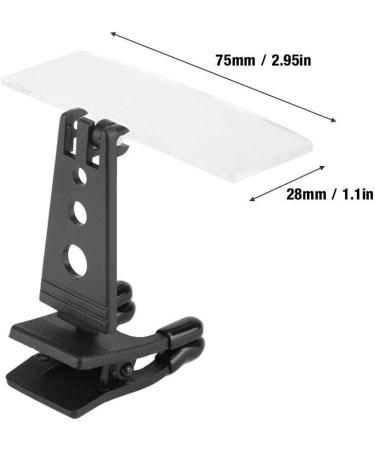 Clip-On Magnifier 1.5x 2.5x 3.5x Magnification Plastic Case Clip-on Glasses Type Magnifier Magnifying Glass - Buy Online on GoSupps.com