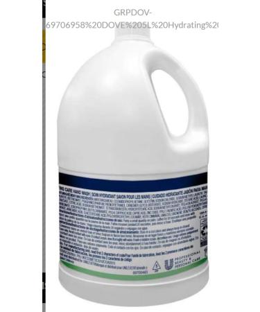 Dove 5L PRO Hydrating Hand Wash Refill - 169 Fl Oz | Fresh Scent | Eco-Friendly eCommerce Shipping Worldwide - Buy Online on GoSupps.com