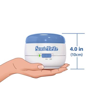 Denture & Retainer Cleaning Kit - Sonic Bath Cleaner for Aligners Night Guards & More - Effective Removable Dental Device Care - Buy Online on GoSupps.com