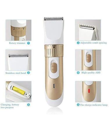 Buy Quiet Cordless Rechargeable Hair Clippers for Men - Premium Hair Trimmers in Oro Color | International Shipping Available - Buy Online on GoSupps.com