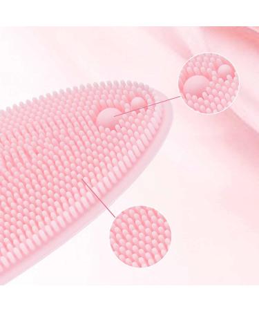 Silicone Face Exfoliator Scrubber - 4 Pack Manual Cleansing Brush for Deep Pore Exfoliation - Gentle Daily Oil and Dirt Cleanse - Suitable for All Skin Types - Buy Online on GoSupps.com