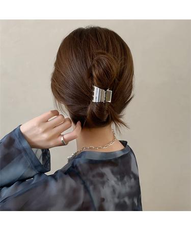 Small Metal Hair Claw Clips for Women & Girls - 1.3 Inch Medium Hair Clamps (4 Pack) - Non Slip & Strong Hold - Ideal for Thick/Thin Hair - With Gift Box - Buy Online on GoSupps.com
