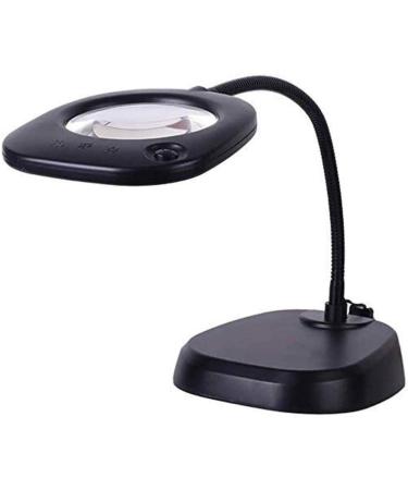 Professional Desktop LED Lighted Magnifier with Stand Folding Design Hands Glass Full of Stars