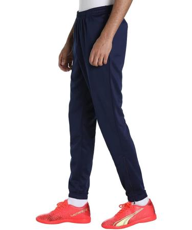 PUMA Men's Jogging Pants - Teamrise Poly Training Pants in Peacoat/Puma White | International Shipping Available - Buy Online on GoSupps.com