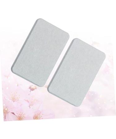 Ciieeo 2pcs Silicone Soap Holder Diatomite Soap Pad Soap Silicone Pad Soap Dishes for Bathroom Soap Holder for Shower Rectangle - Buy Online on GoSupps.com