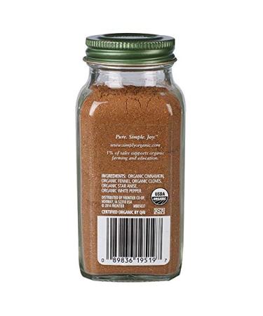 Simply Organic Five Spice Powder - 2.01 oz | Natural Asian Flavor Blend - Buy Online on GoSupps.com