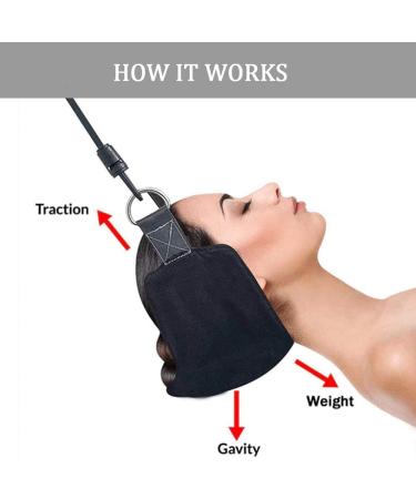 Neck-Head Hammock | Pain Relief Traction Device for Neck & Shoulders | Ideal for Physiotherapy | Includes Free Sleep Mask - International Shipping Available - Buy Online on GoSupps.com