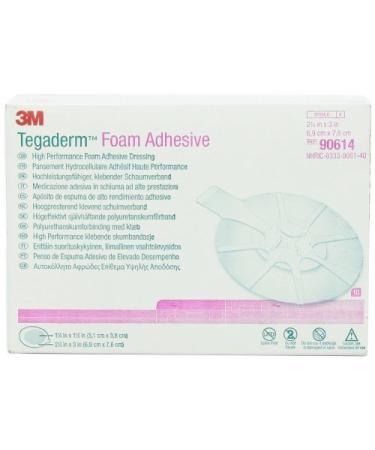 3M Tegaderm Foam Adhesive Dressing Mini Oval - 3M Medical 90614