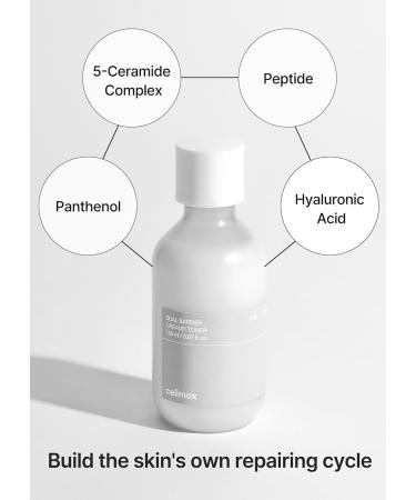 celimax Dual Barrier Trial Kit Travel Size Gift Set | with Creamy Toner & Skin Wearable Cream Travel Size Mini-sized Gift Set Ceramides Peptide - Buy Online on GoSupps.com