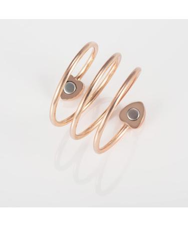 2x Pure Copper Magnetic Rings for Women - 99.9% Pure Copper Therapy for Arthritis Relief - Buy Online on GoSupps.com