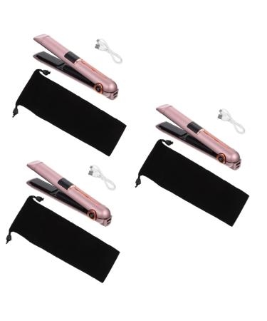 FOMIYES 3pcs Curling Iron Hair Curler Hair Straightening Tool Portable Curling Wand Pro Tools Abs