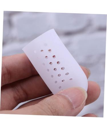 Healeved 2 Pair Big Toe Cushion Tubes - Silicone Toe Sleeves for Hammer Toes - Thumb & Finger Protectors - Size 2 White - Buy Online on GoSupps.com