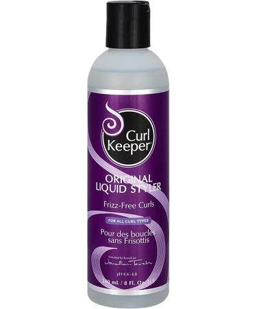 Curl Keeper Original Liquid Styler - Total Control In All Weather Conditions - Defined  Frizz-Free Curls  No Product Build-Up 8 oz
