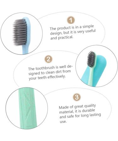 Mobestech 4-Piece Travel Toothbrush Set | Eco-Friendly Wooden Toothbrushes with Super Soft Heads | Natural Hand Toothpaste Gift | International Shipping - Buy Online on GoSupps.com
