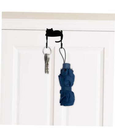 STOBAZA 4pcs Door Hook Metal Clothes Rack Coat Hanger Hooks Bathroom Sticky Towel Hooks Cabinet Door Child - Buy Online on GoSupps.com