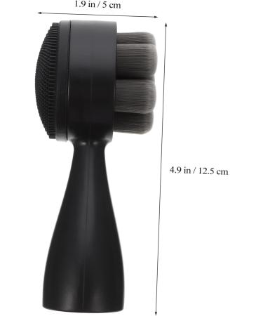Angoily Face Brush Pore Deep Cleansing Brush Manual Facial Brush Soft Facial Scrubber Skin Care Brush Face Wash Tool Face Washing Cleaner Face Scrubber Facial Cleansing Brush - Buy Online on GoSupps.com